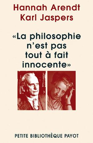 « La philosophie n'est pas tout à fait innocente »