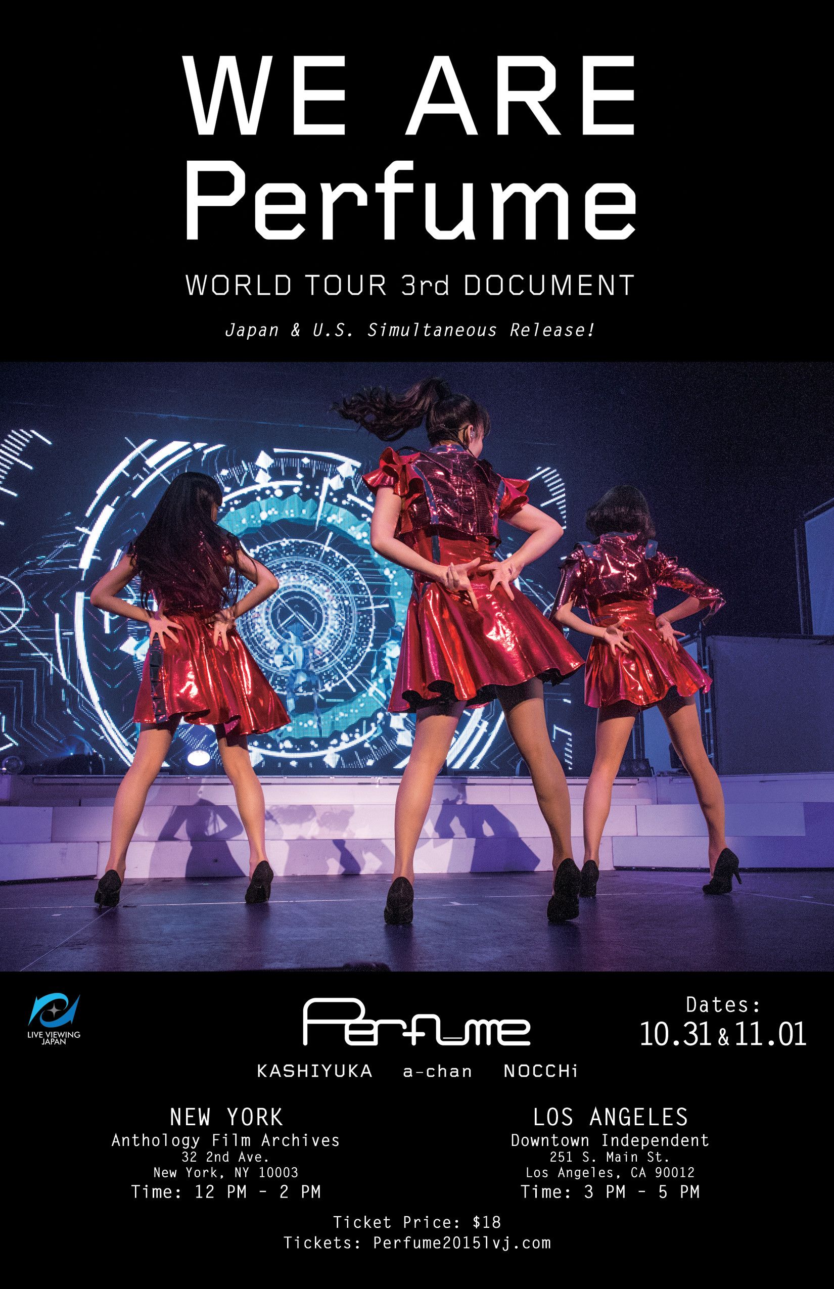 We Are Perfume World Tour 3rd Document Documentaire (2015)