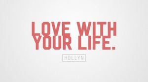 Love With Your Life (Single)