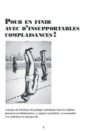 Pour en finir avec d’insupportables complaisances  !