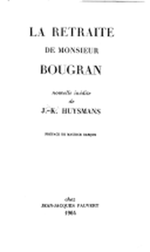 La retraite de monsieur Bougran