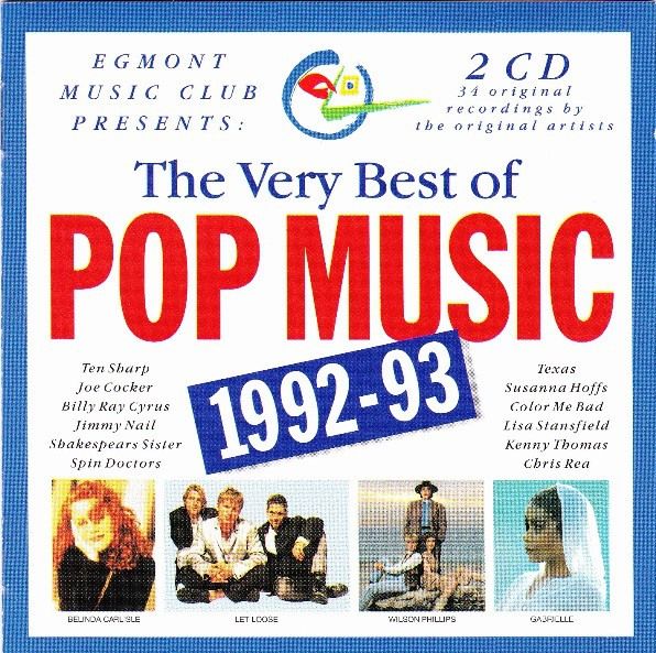The Very Best of Pop Music 199293 Various Artists SensCritique