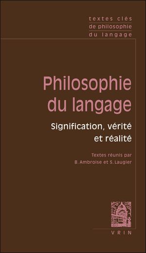 Textes clés de philosophie du langage