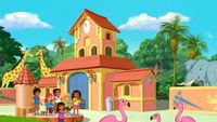 Dora et l'horloge du zoo