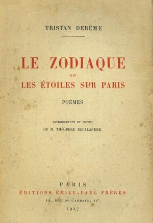 Le Zodiaque ou les étoiles sur Paris