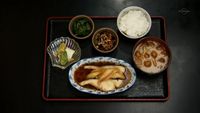 Boiled Fish Set of Komagome, Toshima Ward