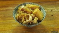 Minced Chicken and Avocado Cutlet and Chicken Rice Pot of Uguisu-Dani, Taito Ward
