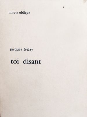 Toi disant