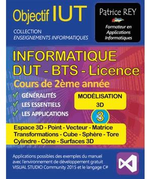 DUT Informatique, modélisation 3D