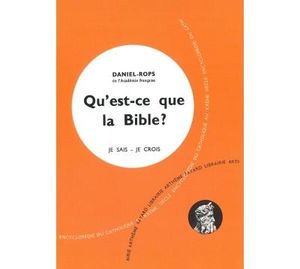 Qu'est-ce que la Bible ?