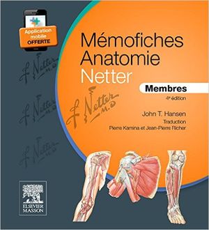 Mémofiches Anatomie Netter (3 tomes)