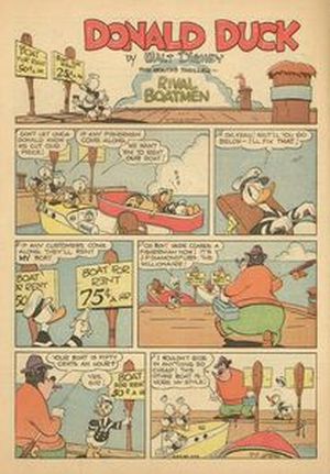 Partie de pêche - Donald Duck