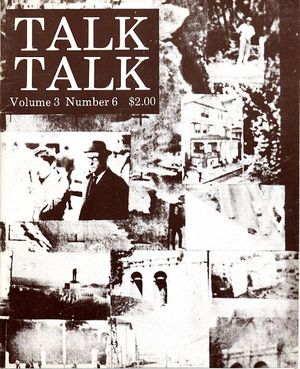 TALK TALK, Volume 3 Number 6 (Single)