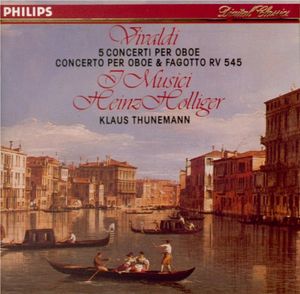 5 Concerti Per Oboe / Concerto Per Oboe & Fagotto RV 545