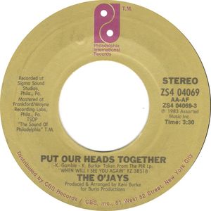 Put Our Heads Together / Nice and Easy (Single)