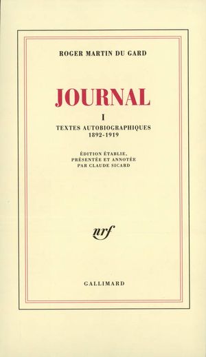 Journal, tome I : 1892-1919