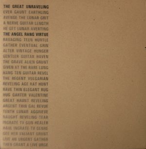 The Angel Rang Virtue (Single)