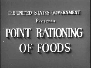 Point Rationing of Foods