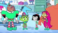 Teen Titans Save Christmas