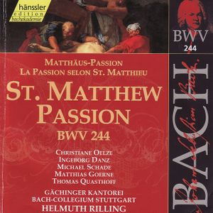 St. Matthew Passion, BWV 244