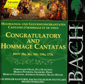 Congratulatory and Hommage Cantatas