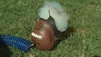 Over-inflating Footballs in Super Slow Motion