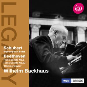 Schubert: Impromptu in B flat / Beethoven: Piano Sonatas nos. 6 & 29 (Live)