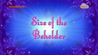 Size of the Beholder