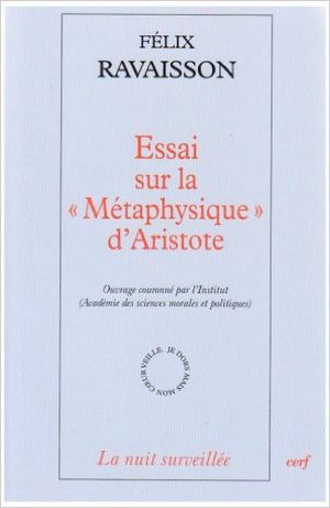 Essai sur la métaphysique d'Aristote