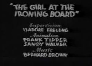The Girl At The Ironing Board