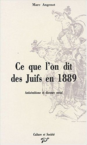 Ce que l'on dit des Juifs en 1889