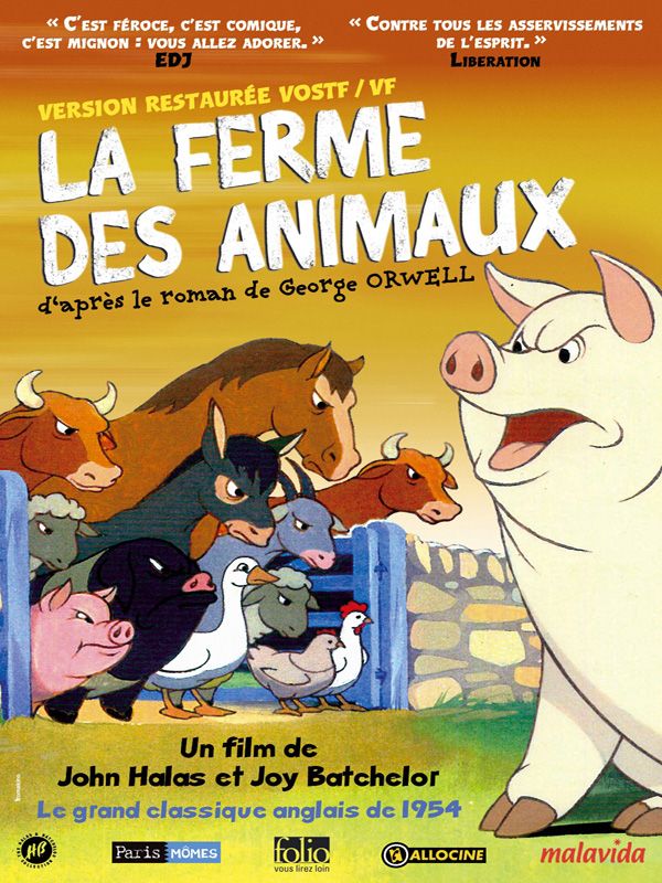 Dessin Anime Avec Des Animaux De La Ferme La Ferme des animaux - Film (1954) - SensCritique