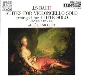 Suites for Violoncello Solo Arranged for Flute Solo