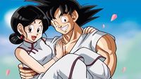 Goku and ChiChi's Kiss