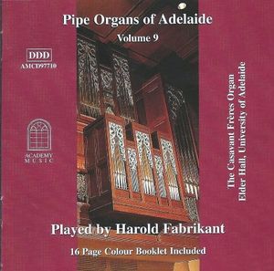 Pipe Organs of Adelaide, Volume 9