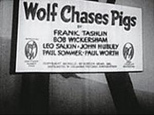 Wolf Chases Pigs