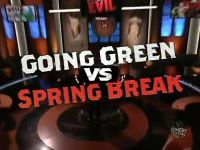 Going Green vs. Spring Break