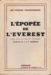 Couverture L'épopée de l'Everest Couverture L'épopée de l'Everest