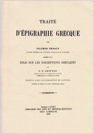 Traité d'epigraphie grecque
