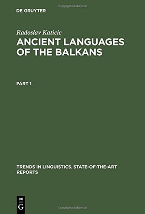 Ancient Languages of the Balkans