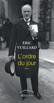 Couverture L'Ordre du jour Couverture L'Ordre du jour