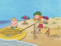 Construire un château de sable, façon Lucie