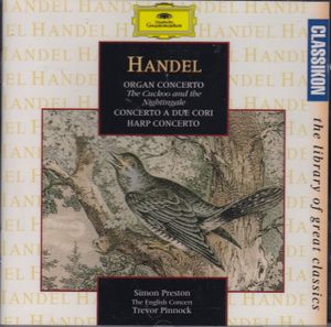 Orgelkonzert “The Cuckoo and the Nightingale” / Harfenkonzert / Oboenkonzert nr. 3 / Concerto a Due Cori nr. 2