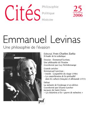Emmanuel Levinas, Une philosophie de l'évasion