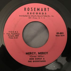 Mercy Mercy / Can’t Stay Away (Single)