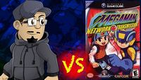 Johnny vs. Mega Man Network Transmission