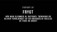 Forført med frygt