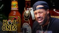 Redman Wilds Out Eating Spicy Wings