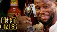 Kevin Hart Catches a High Eating Spicy Wings