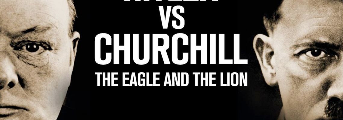 Cover Hitler and Churchill : The Eagle and the Lion